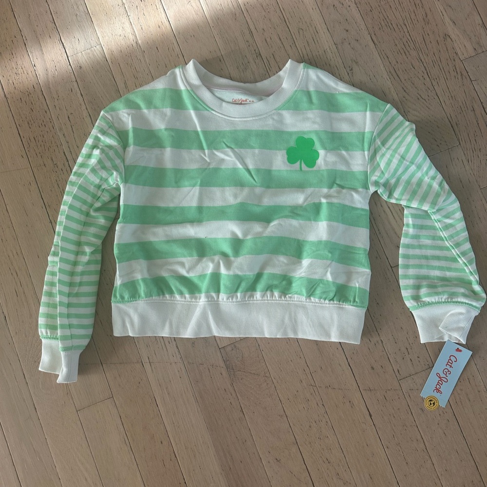 Girls Saint Patrick’s sweatshirt
